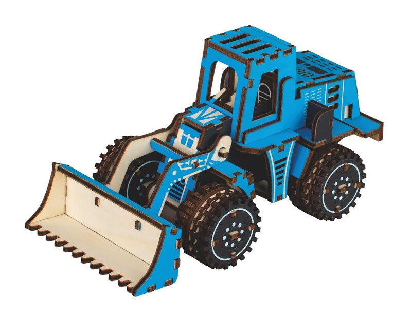 Woodcraft Drevené 3D puzzle Nakladač Woodcraft Drevené 3D puzzle Nakladač